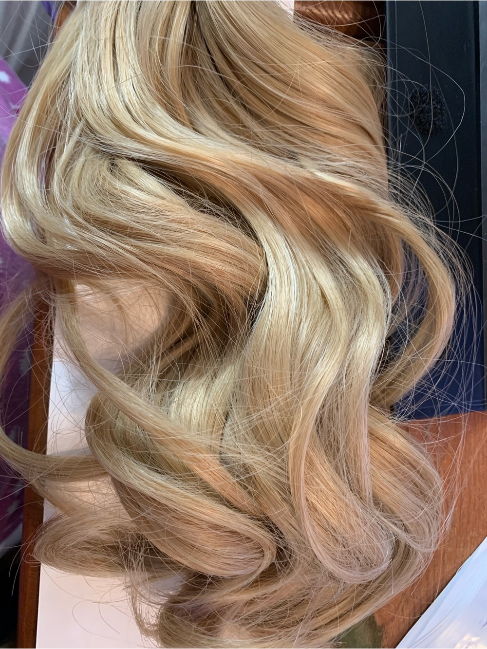 Zala Blonde Premium Hair Extensions - 100% Human Remy Hair & Kit - Picture 2 of 7